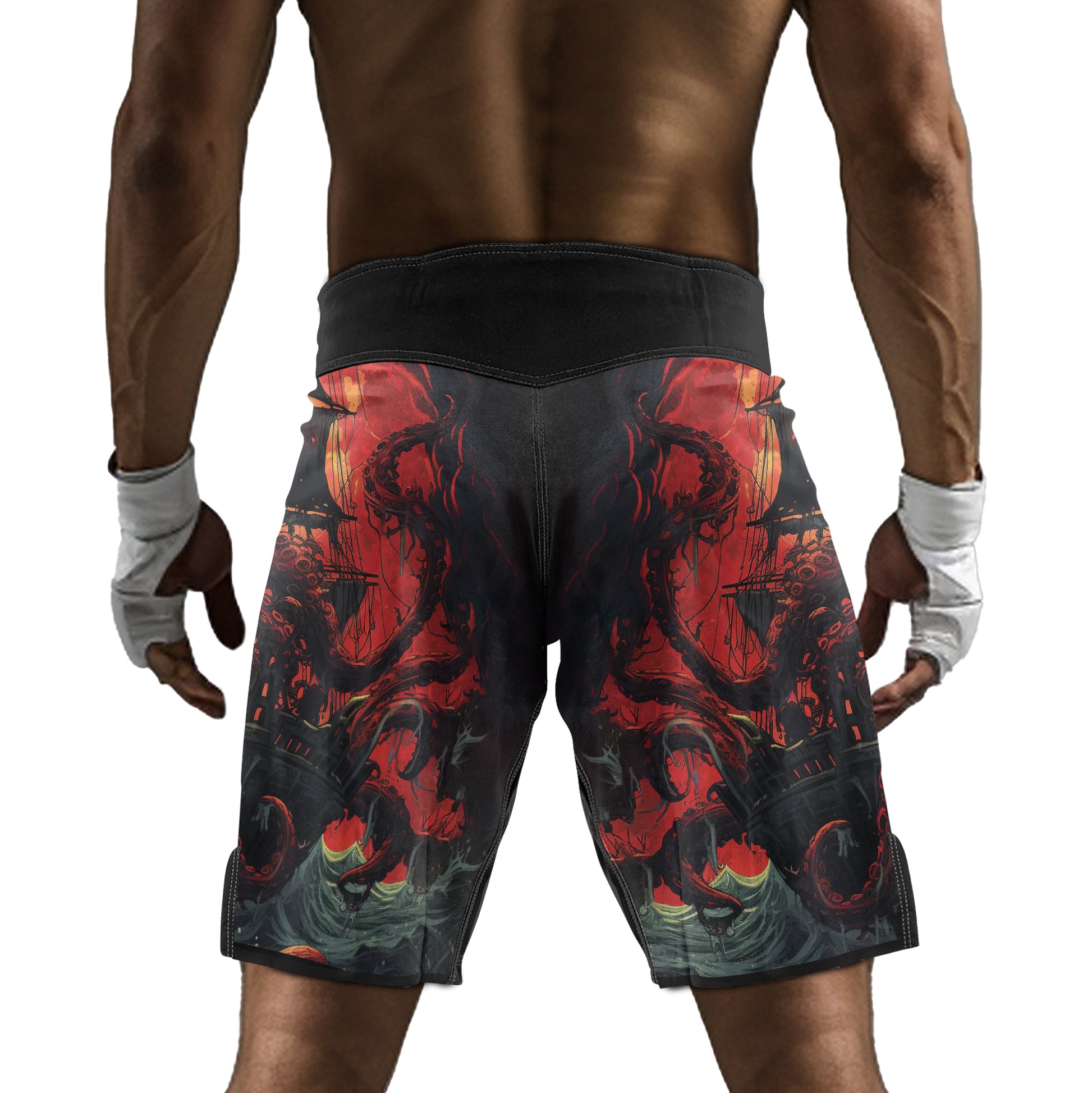 Rashninja Octopus Havoc Men's Fight Shorts | Compression Shorts