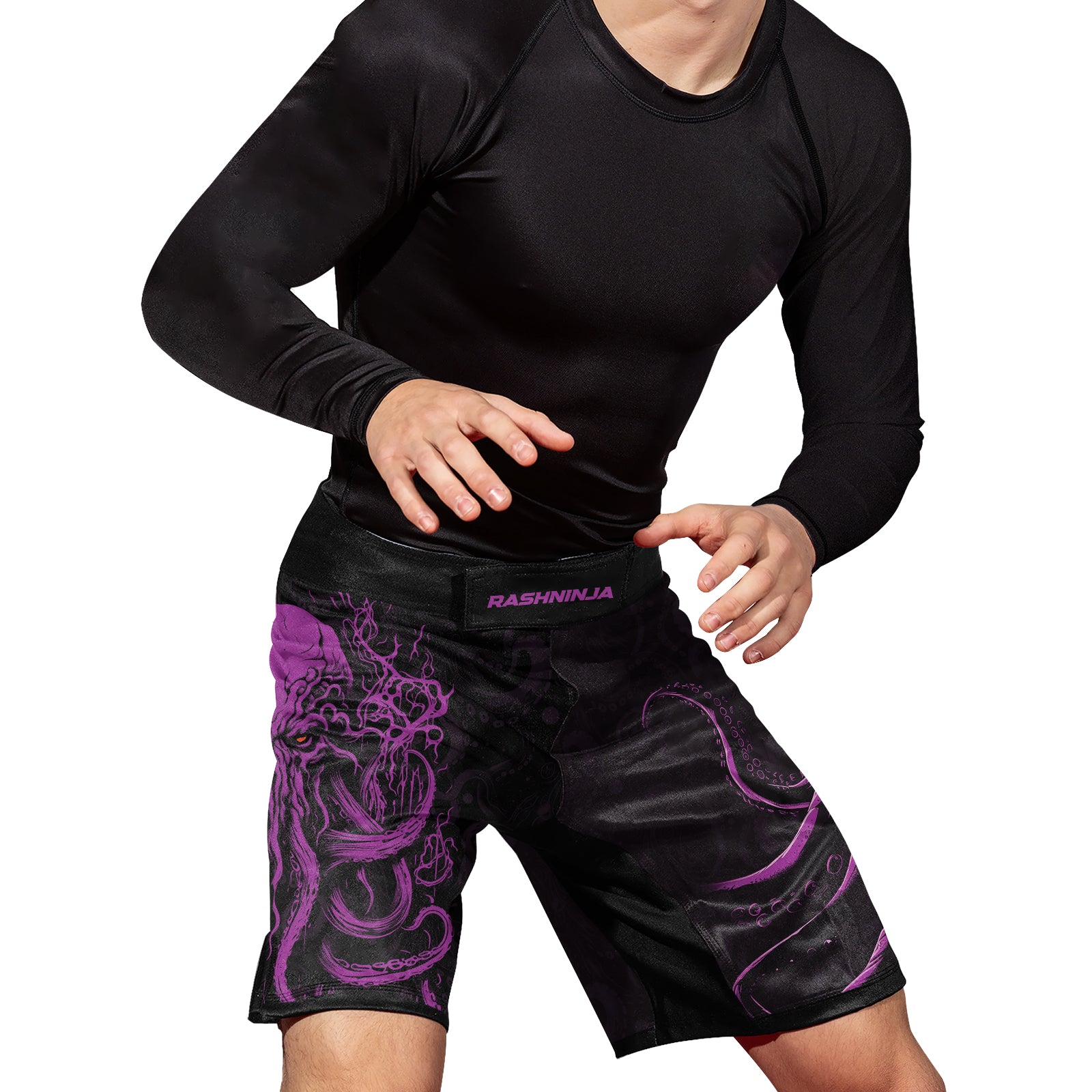 Rashninja Tentacle Tyrant Men's Fight Shorts | Compression Shorts