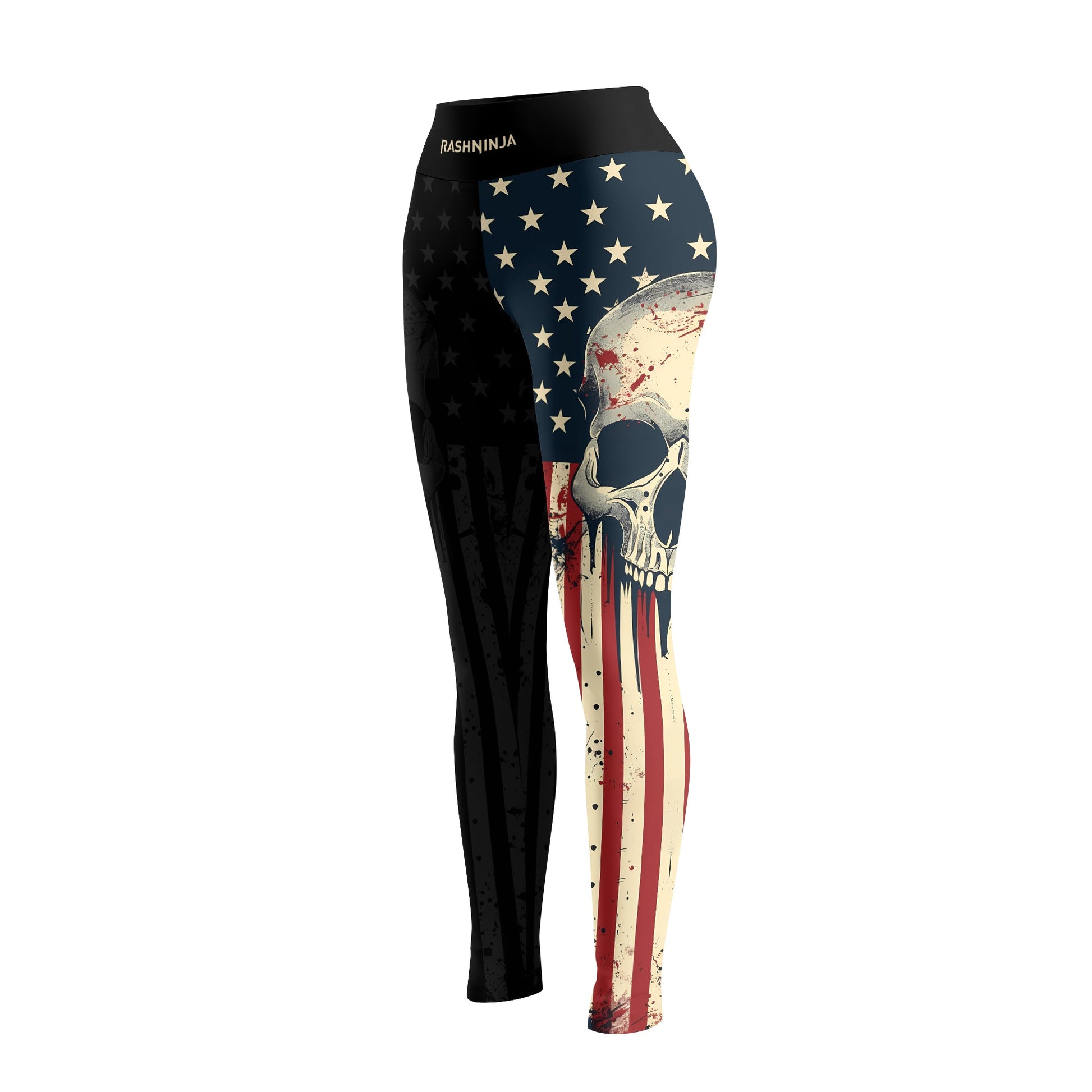 Rashninja Patriotic Skull Women's Leggings