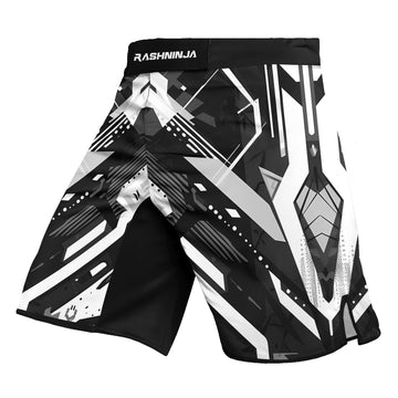 Rashninja Cyber Mech Guardian Men's Fight Shorts