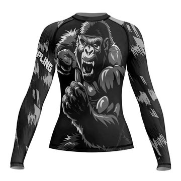 Rashninja Gorilla Roar Dominator Women's Long Sleeve Rash Guard
