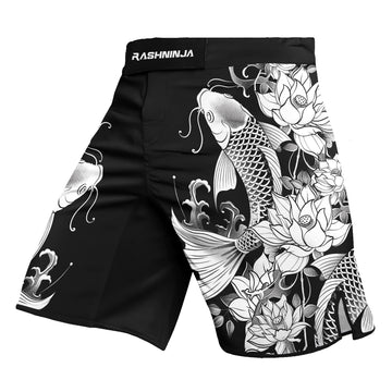 Rashninja Samurai Koi Harmony Men's Fight Shorts
