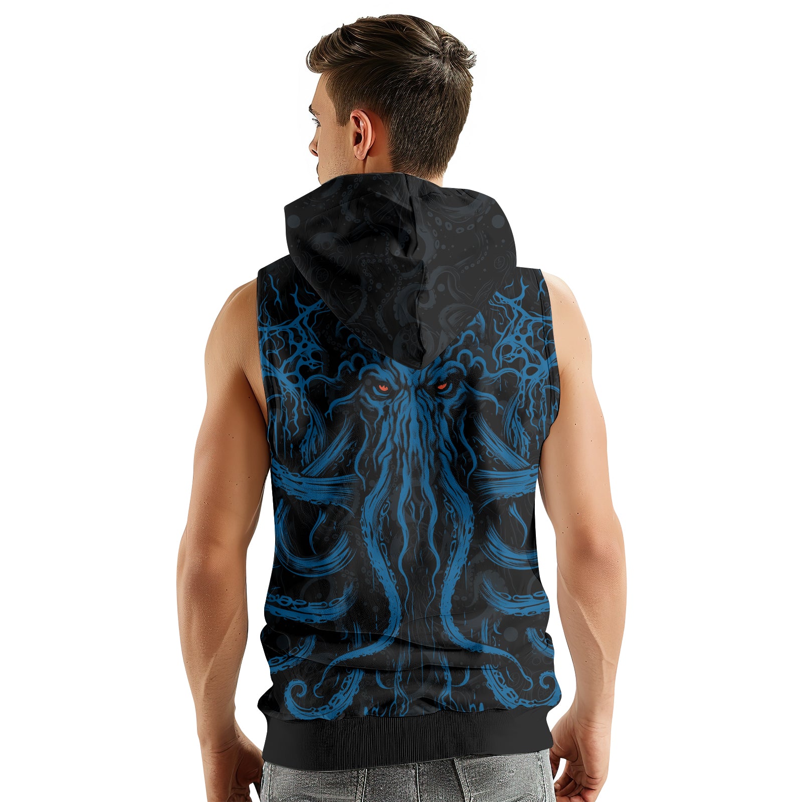 Rashninja Tentacle Tyrant Sleeveless Hoodie | MMA Sleeveless Hoodie