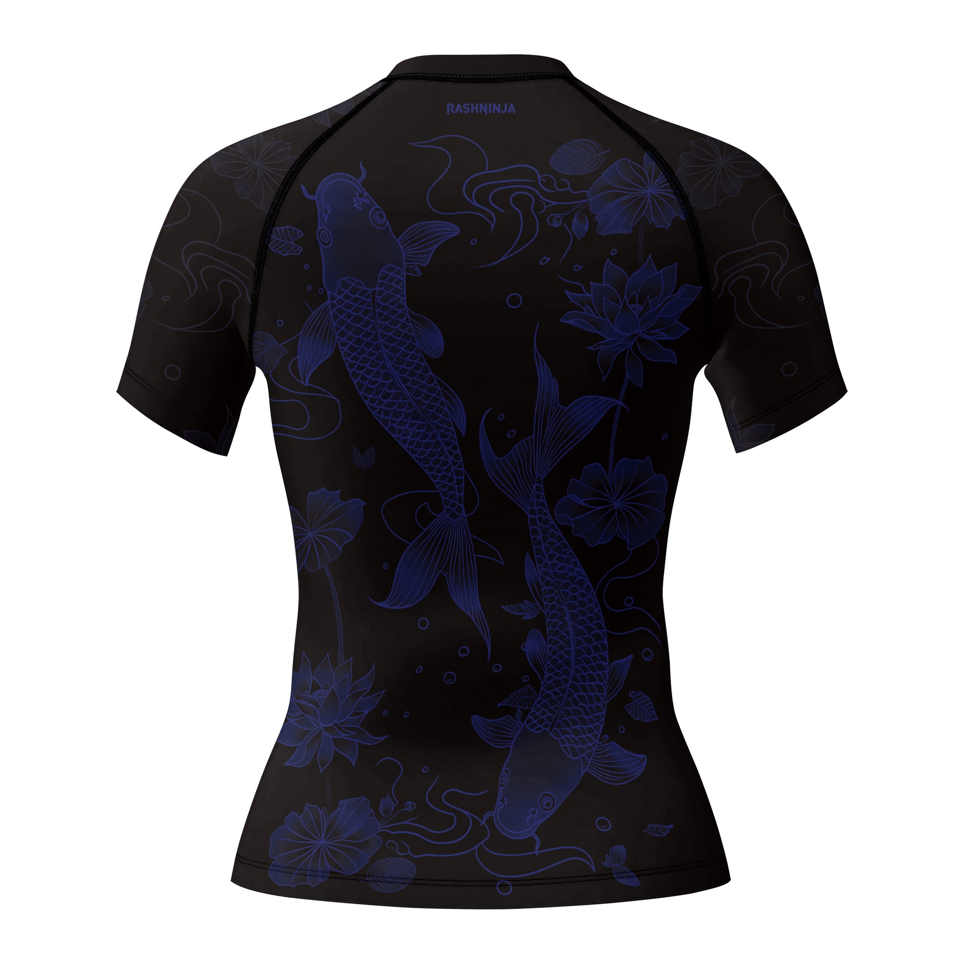 Rashninja Koi Lotus Flow Women's Short Sleeve Rash Guard | Rash Guard