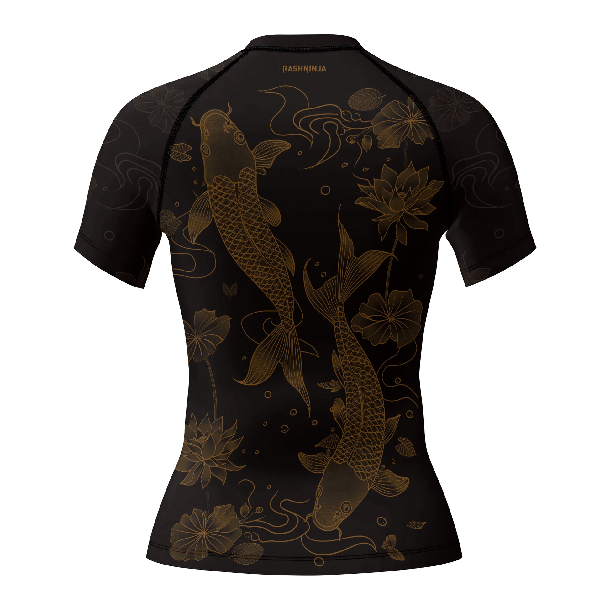 Rashninja Koi Lotus Flow Women's Short Sleeve Rash Guard | Rash Guard