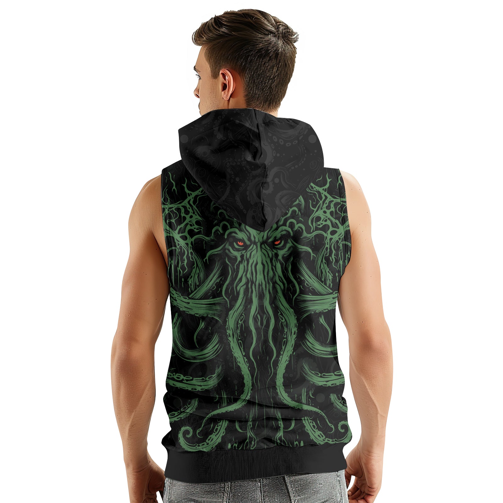 Rashninja Tentacle Tyrant Sleeveless Hoodie | MMA Sleeveless Hoodie