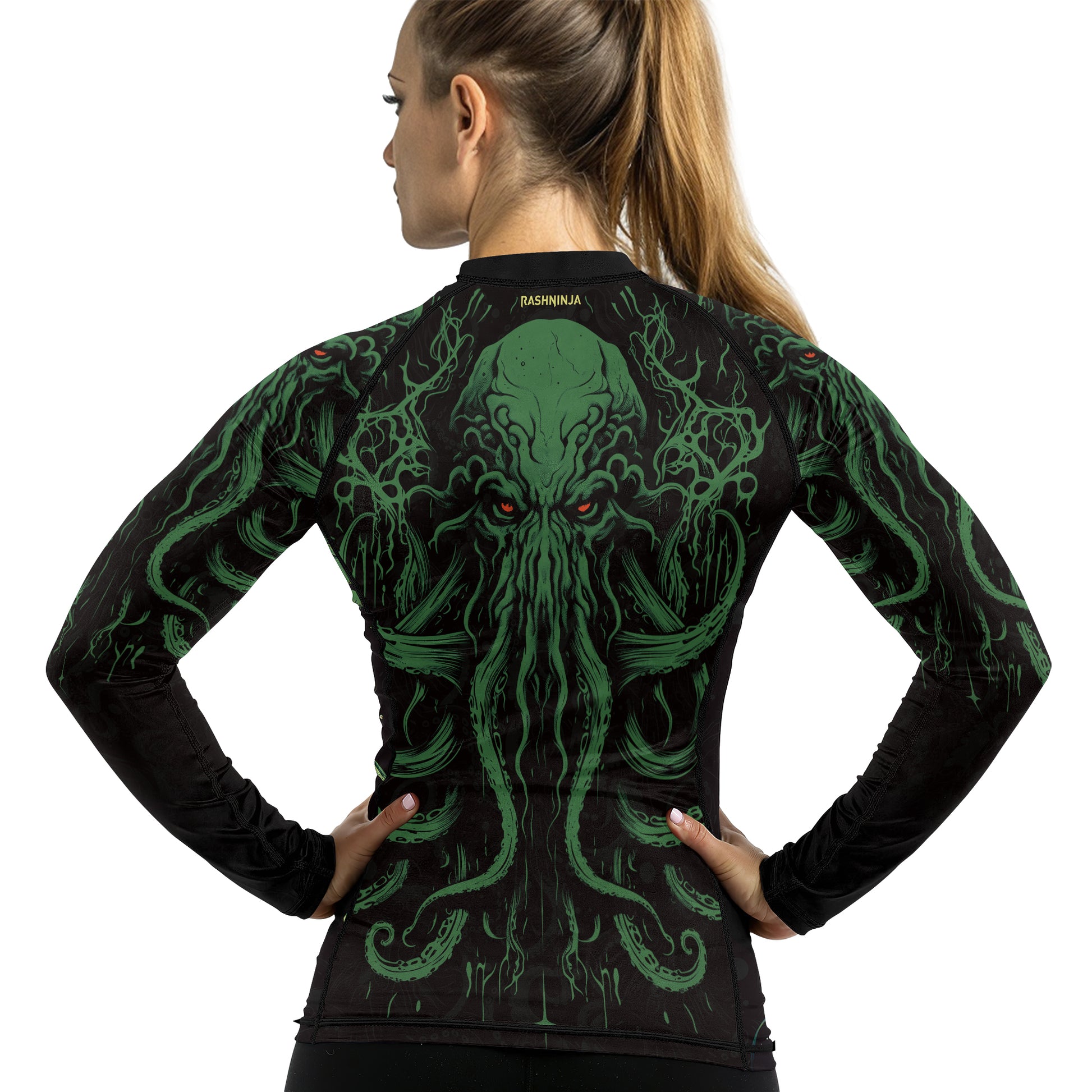 Rashninja Ranked Tentacle Tyrant Women's Long Sleeve Rash Guard