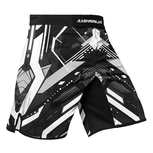 Rashninja Cyber Mech Guardian Men's Fight Shorts