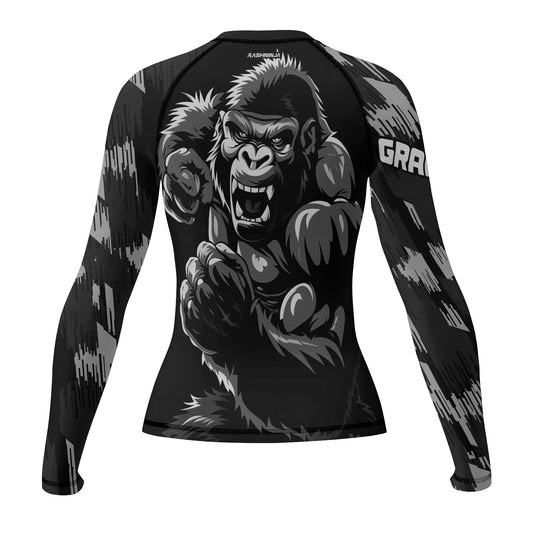 Rashninja Gorilla Roar Dominator Women's Long Sleeve Rash Guard