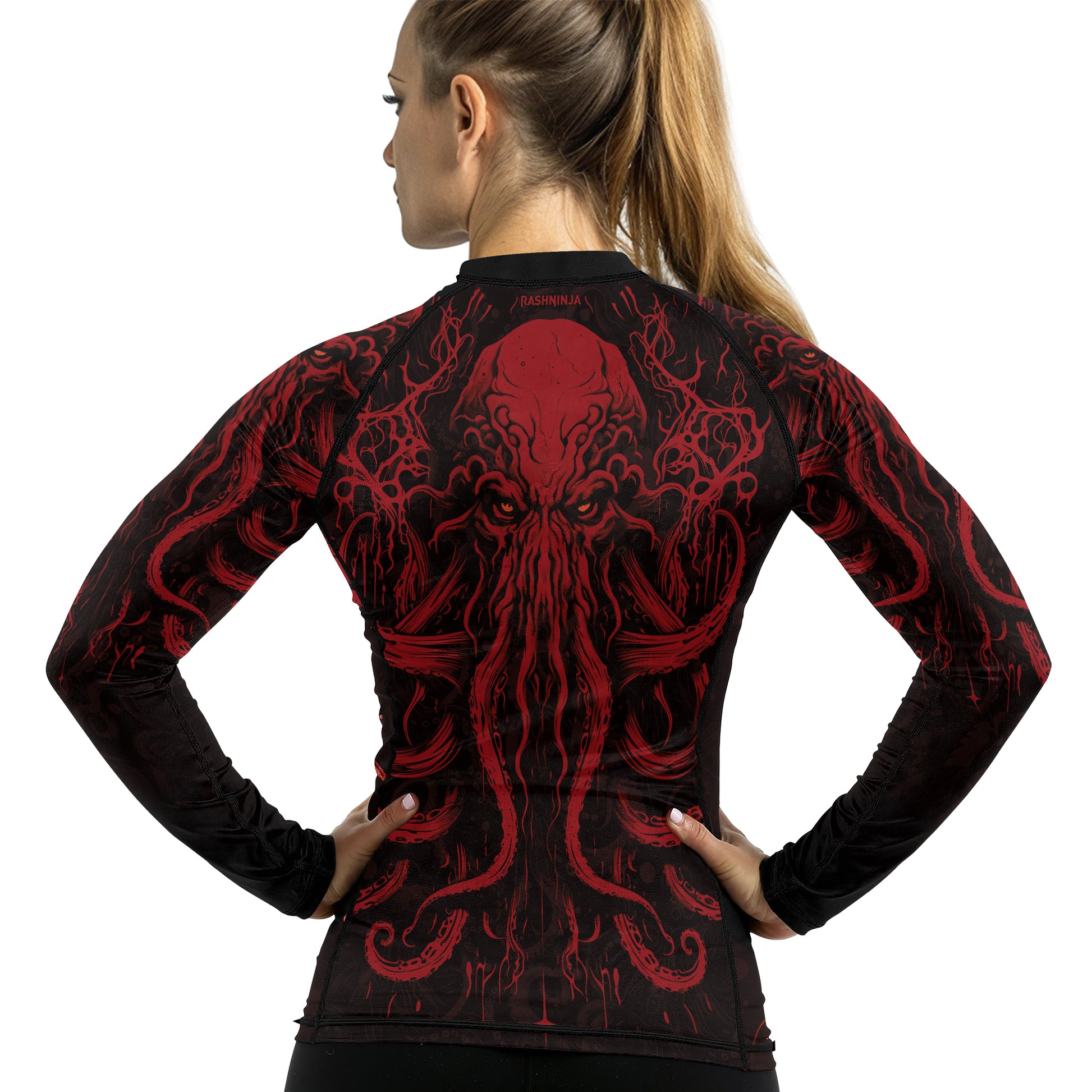 Rashninja Ranked Tentacle Tyrant Women's Long Sleeve Rash Guard