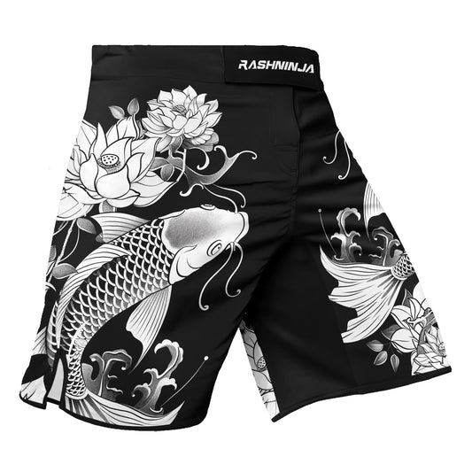 Rashninja Samurai Koi Harmony Men's Fight Shorts