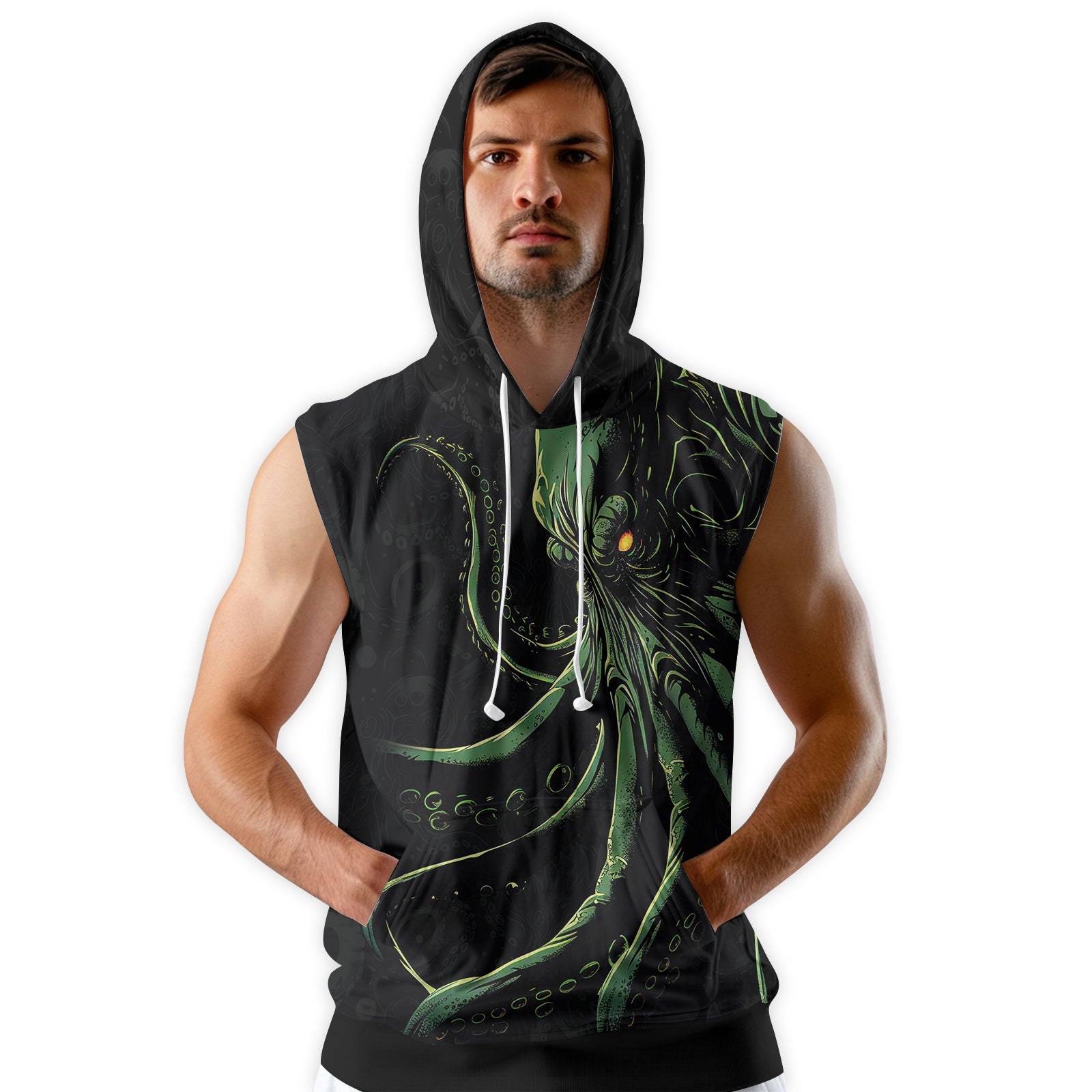 Rashninja Tentacle Tyrant Sleeveless Hoodie | MMA Sleeveless Hoodie