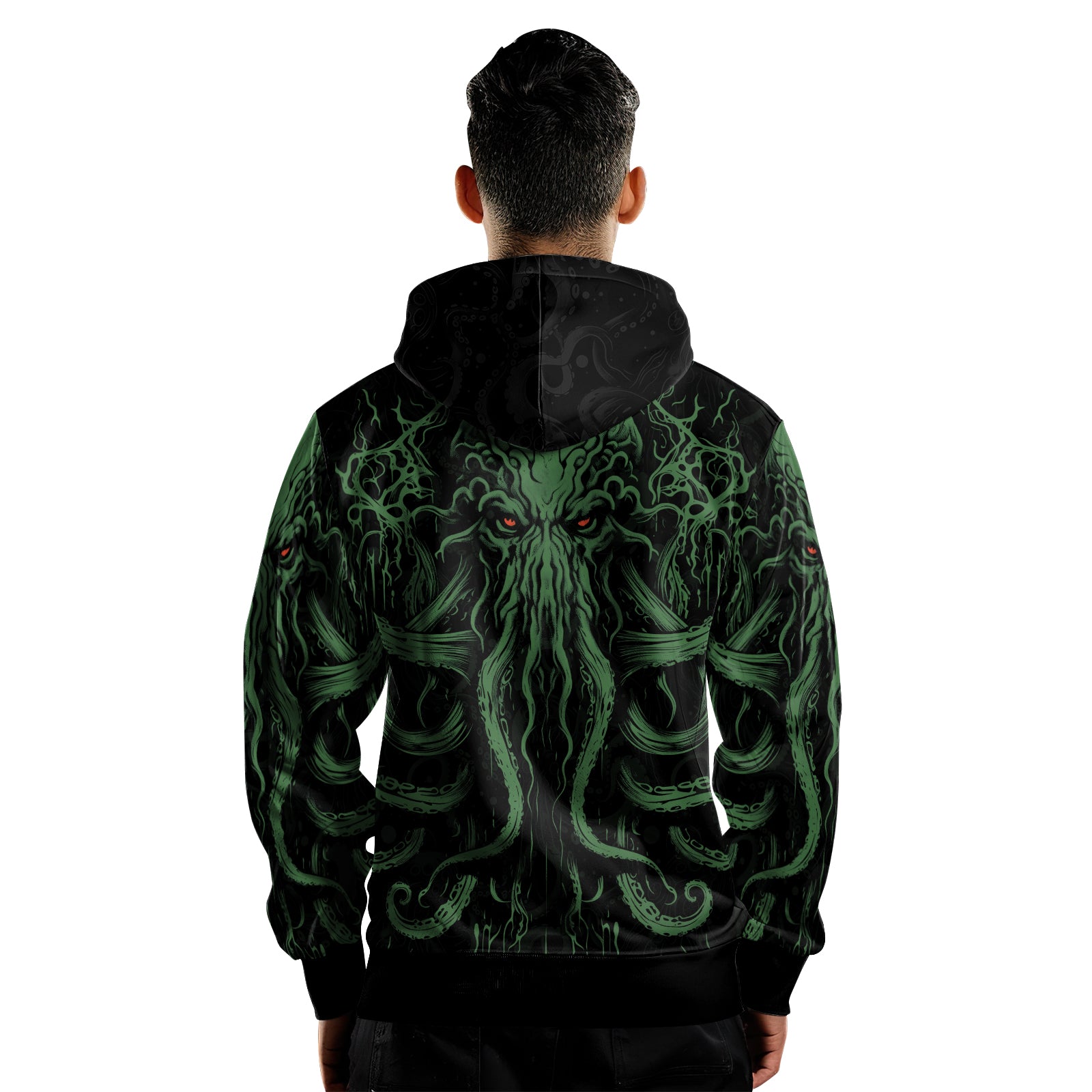 Rashninja Tentacle Tyrant AOP Hoodie | Jiu Jitsu Octopus Hoodie