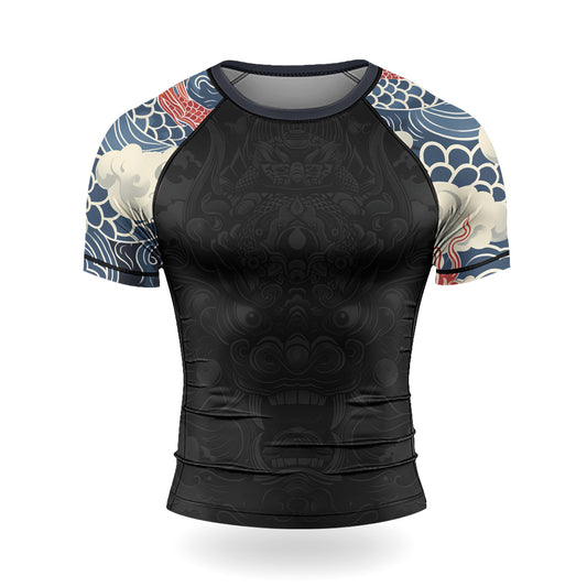 Rashninja Dragon Fury Reign Men's Short Sleeve Rash Guard
