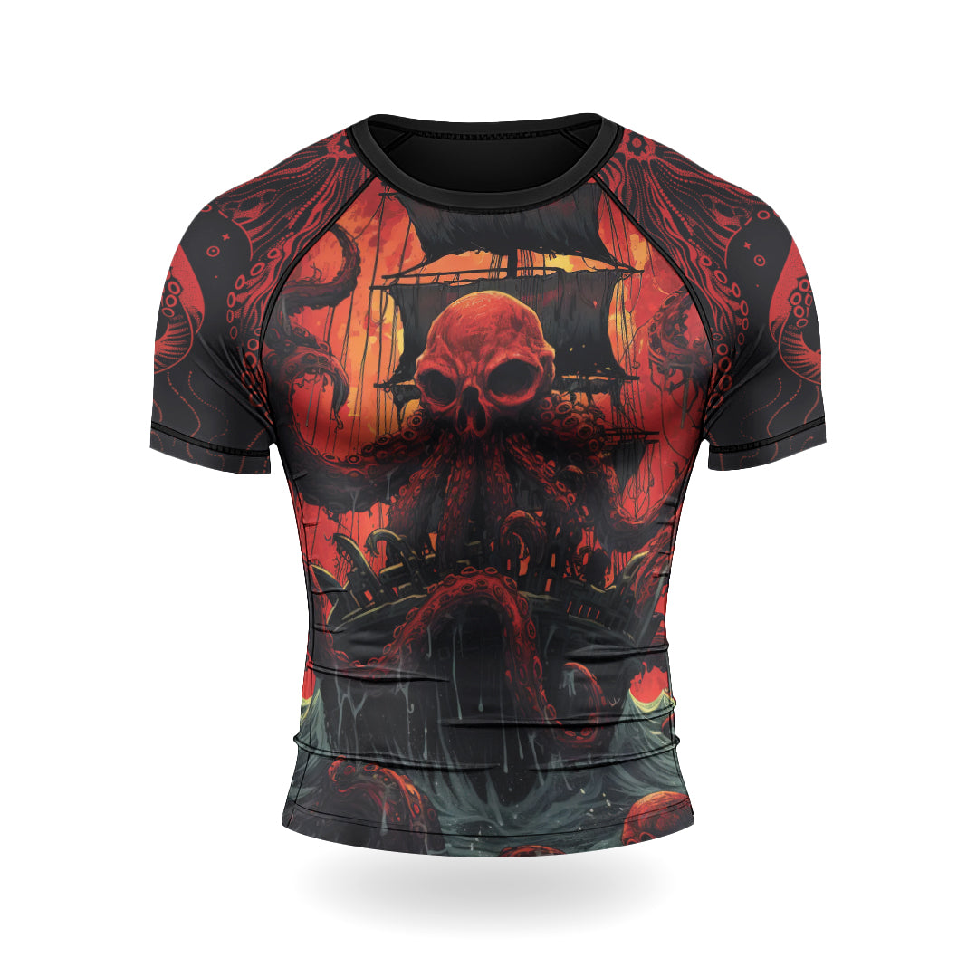 Rashninja Octopus Havoc Men's Short Sleeve Rash Guard | Rash Guard