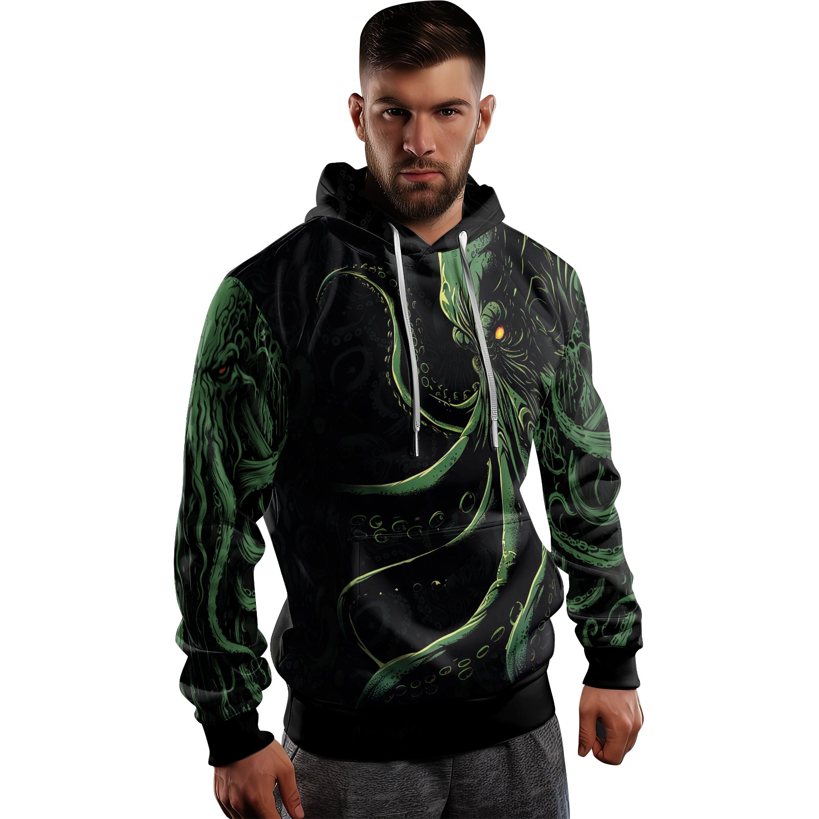 Rashninja Tentacle Tyrant AOP Hoodie | Jiu Jitsu Octopus Hoodie