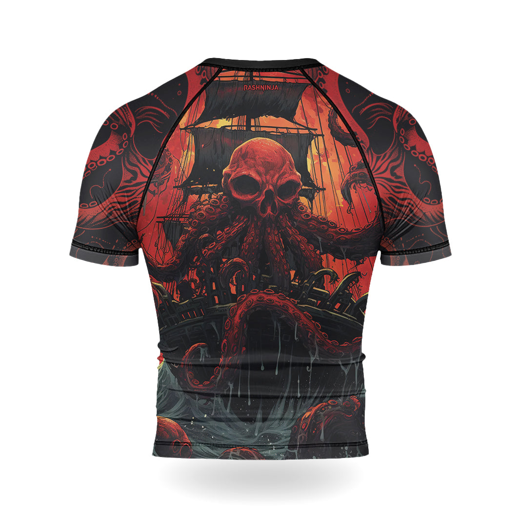 Rashninja Octopus Havoc Men's Short Sleeve Rash Guard | Rash Guard