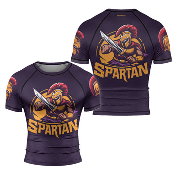 Rashninja Spartan Defender Men's Short Sleeve Rash Guard