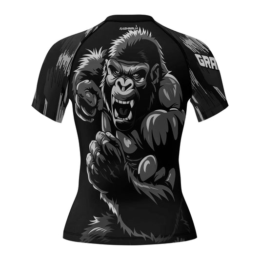 Rashninja Gorilla Roar Dominator Women's Short Sleeve Rash Guard