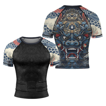 Rashninja Dragon Fury Reign Men's Short Sleeve Rash Guard