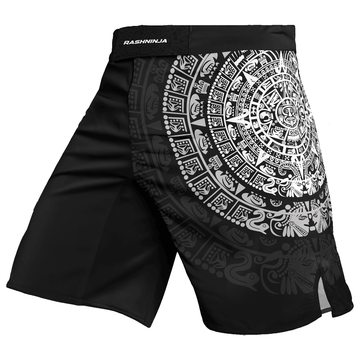 Rashninja Aztec Stone Ranked Men's Fight Shorts - Rashninja LLC