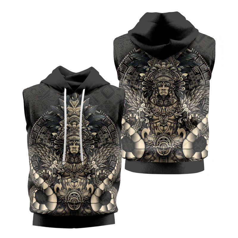 Rashninja Aztec High Chief Sleeveless Hoodie | MMA Sleeveless Hoodie