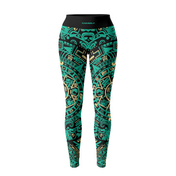 Rashninja Aztec Sun Stone Women's Leggings