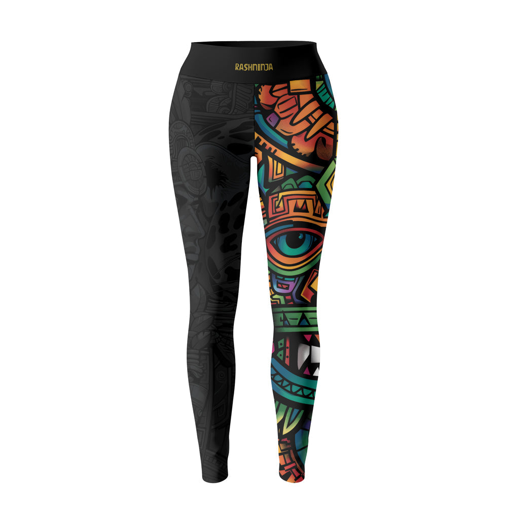 Rashninja Aztec Jaguar Spirit Women's Leggings