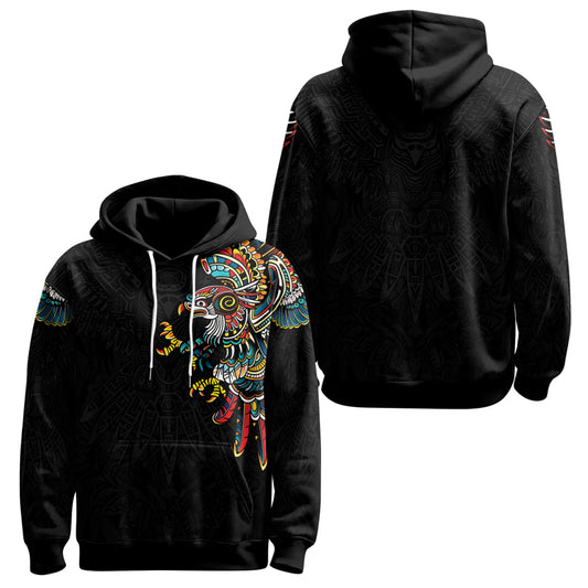 Rashninja Aztec Hunting Eagle AOP Hoodie