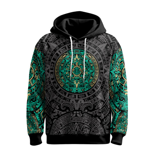 Rashninja Aztec Sun AOP Hoodie