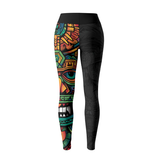 Rashninja Aztec Jaguar Spirit Women's Leggings