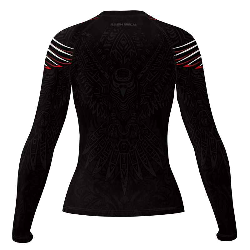 Rashninja Aztec Hunting Eagle Women's Long Sleeve Rash Guard | Aztec