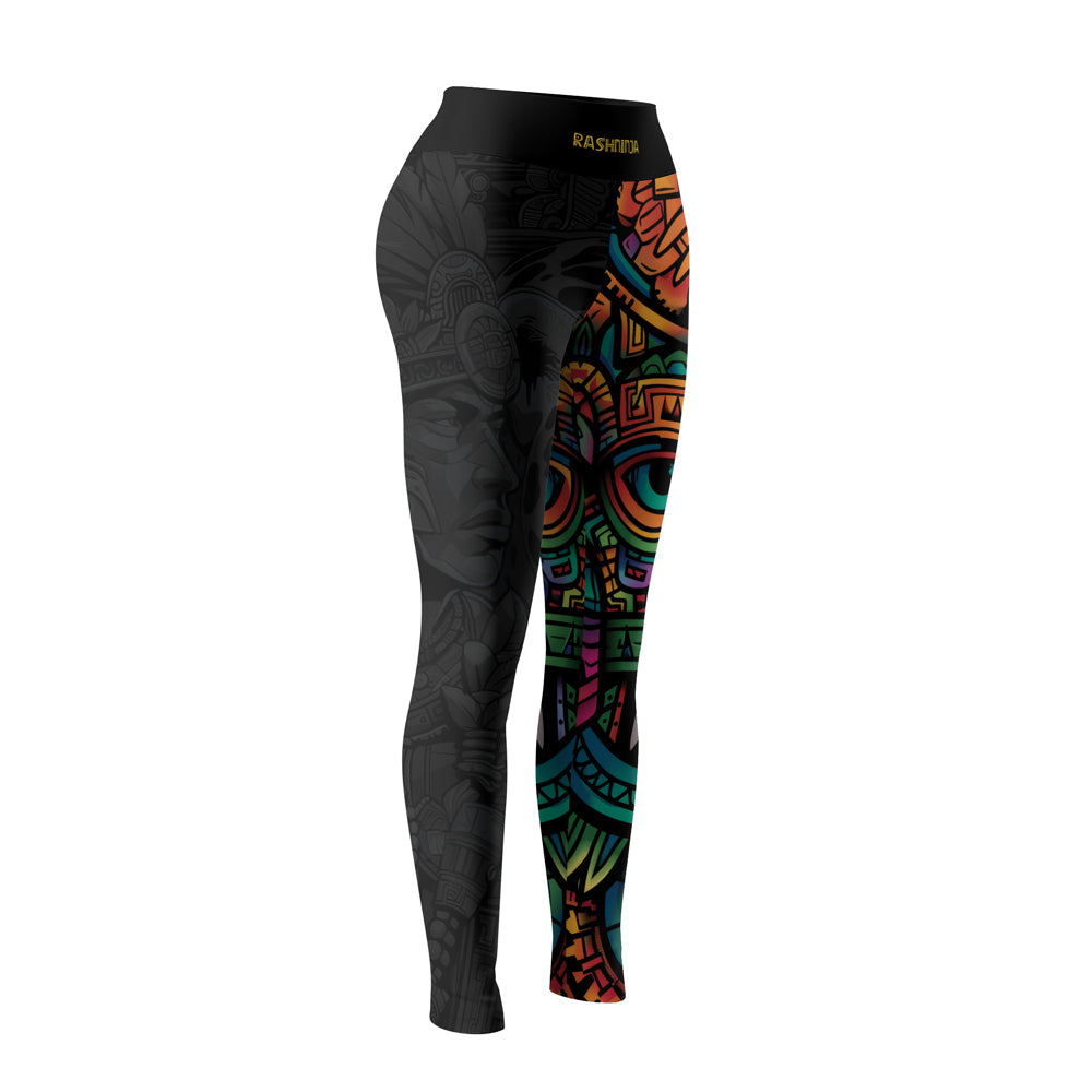 Rashninja Aztec Jaguar Spirit Women's Leggings