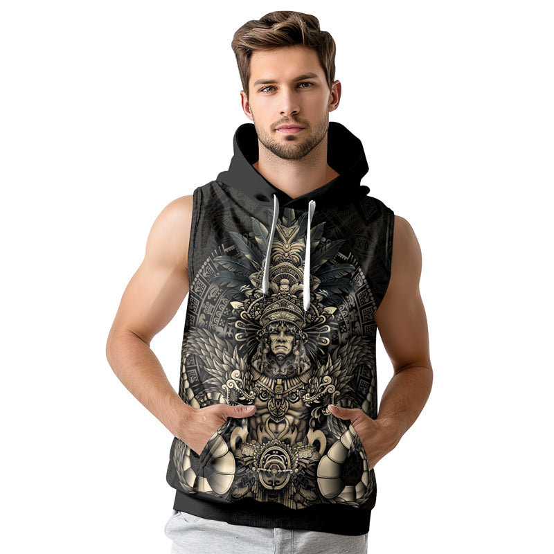 Rashninja Aztec High Chief Sleeveless Hoodie | MMA Sleeveless Hoodie