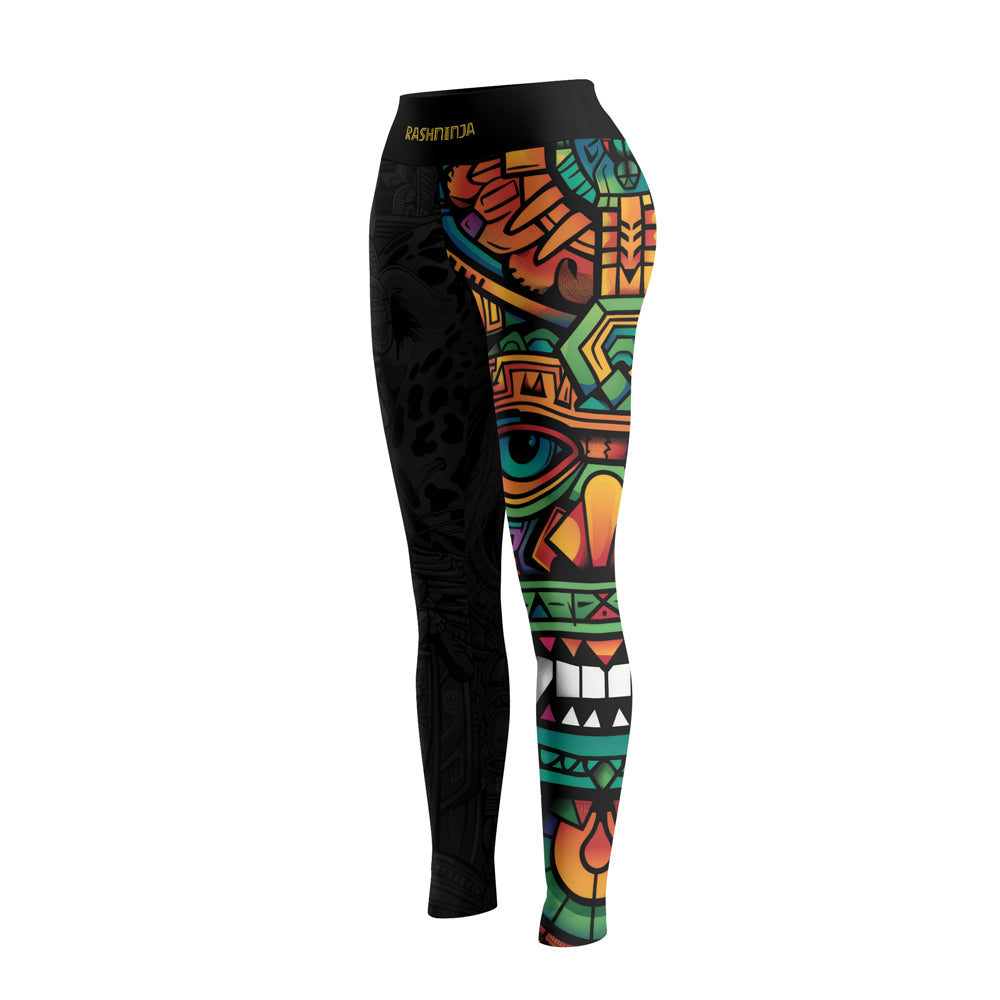 Rashninja Aztec Jaguar Spirit Women's Leggings