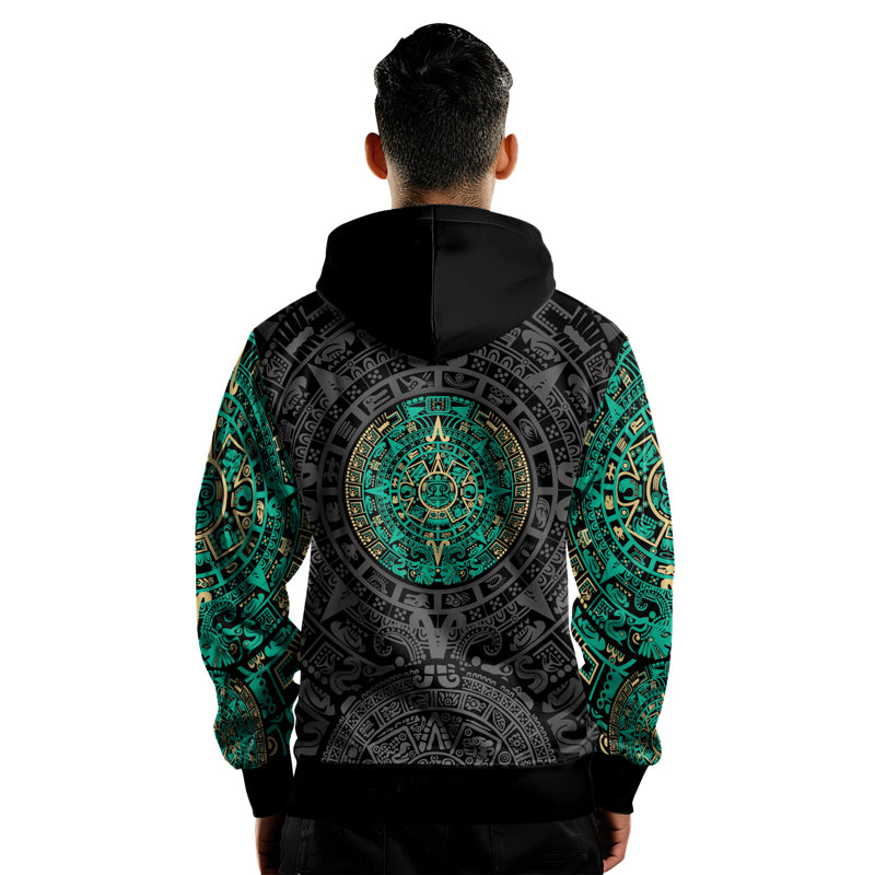 Rashninja Aztec Sun AOP Hoodie