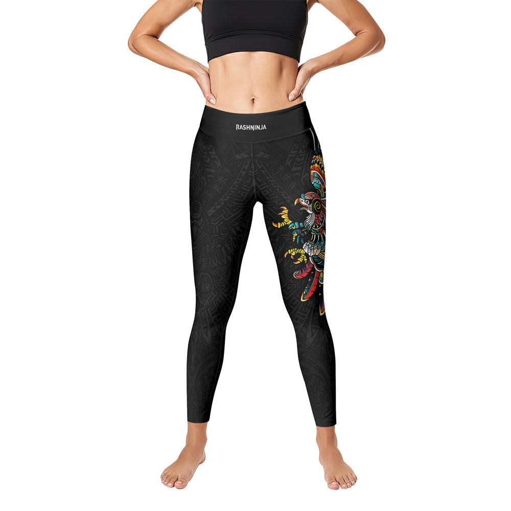 Rashninja Aztec Hunting Eagle Women's Leggings