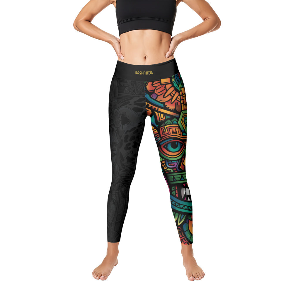 Rashninja Aztec Jaguar Spirit Women's Leggings
