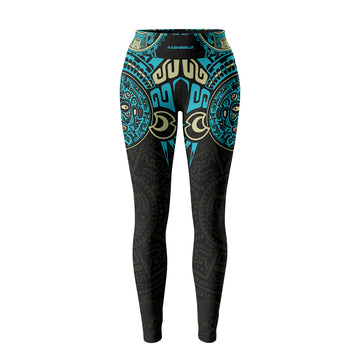 Rashninja Aztec Sun Symbol Women's Leggings