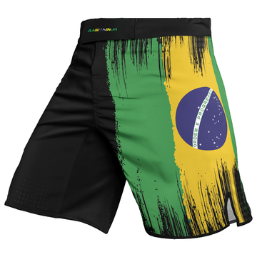 Rashninja Brazilian Champions' Flag Men's Fight Shorts