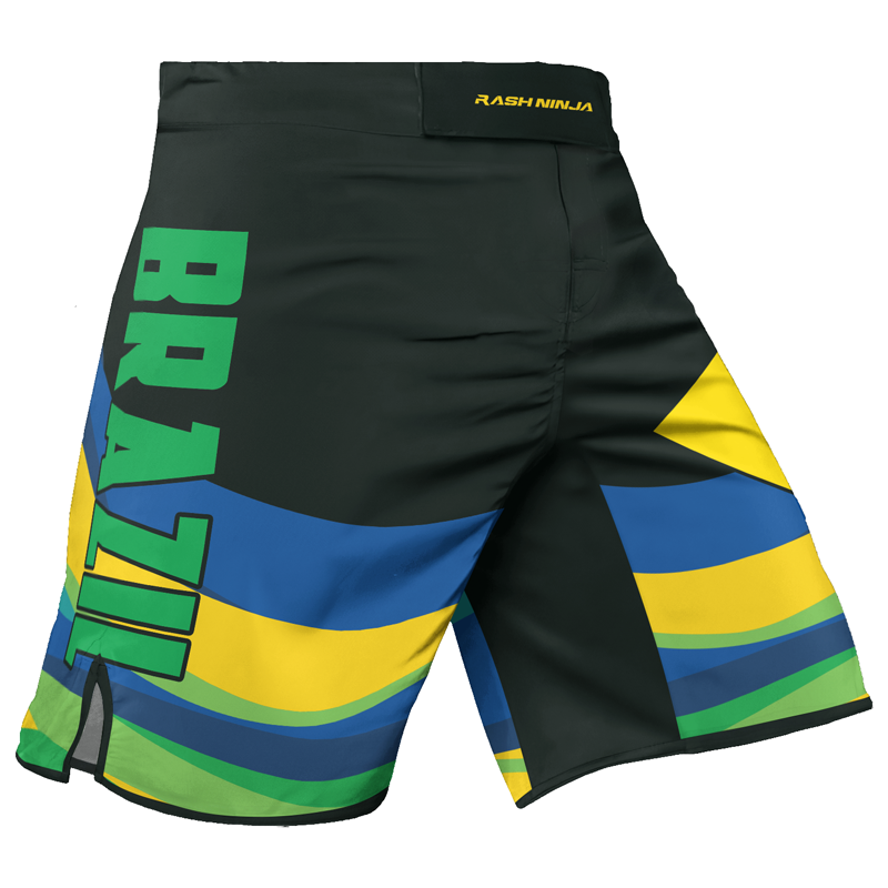 Rashninja Brazilian Spirit Grappling Men's Fight Shorts