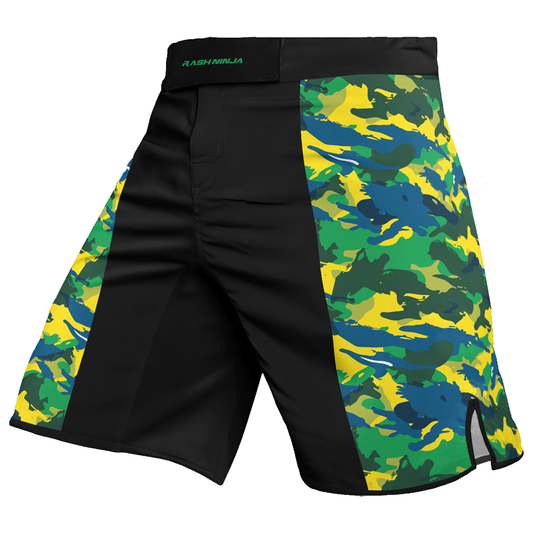 Rashninja Brazilian Camouflage Men's Fight Shorts