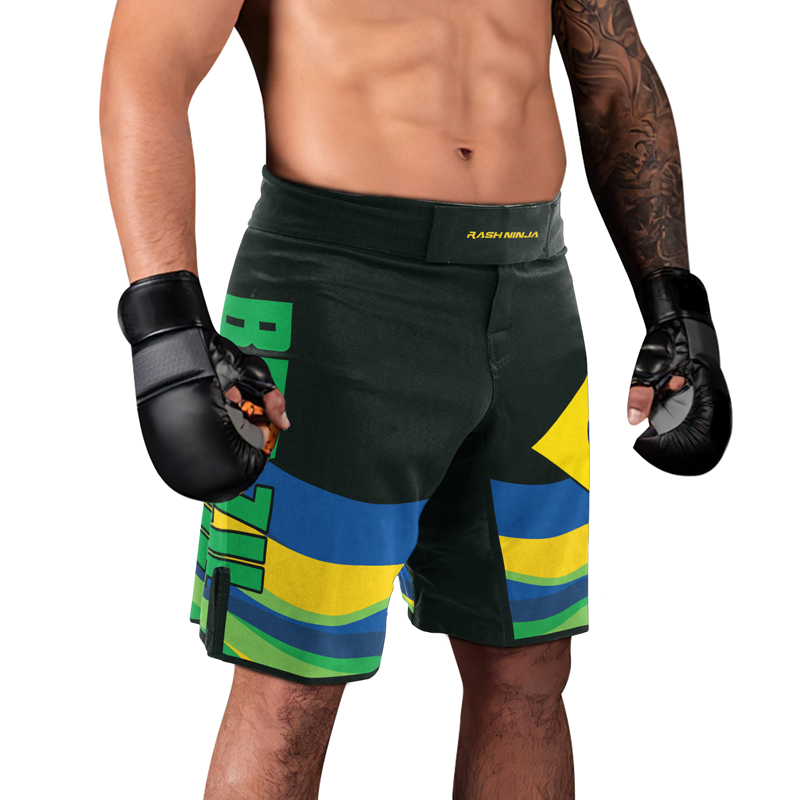 Rashninja Brazilian Spirit Grappling Men's Fight Shorts