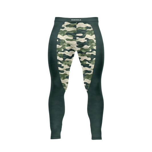 Rashninja Dark Green Camouflage Men's Spats