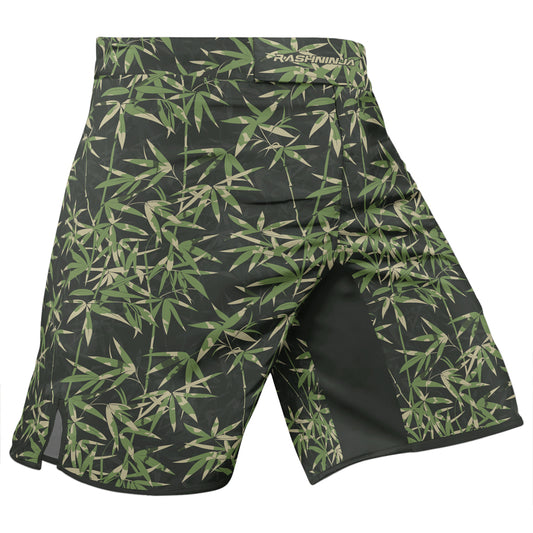 Rashninja Camouflage Bamboo Shadow Men's Fight Shorts