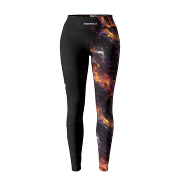 Rashninja Cyber Storm Galaxy Nebula Women's Leggings