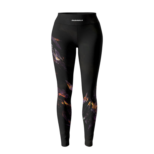 Rashninja Cyber Storm Galaxy Nebula Women's Leggings