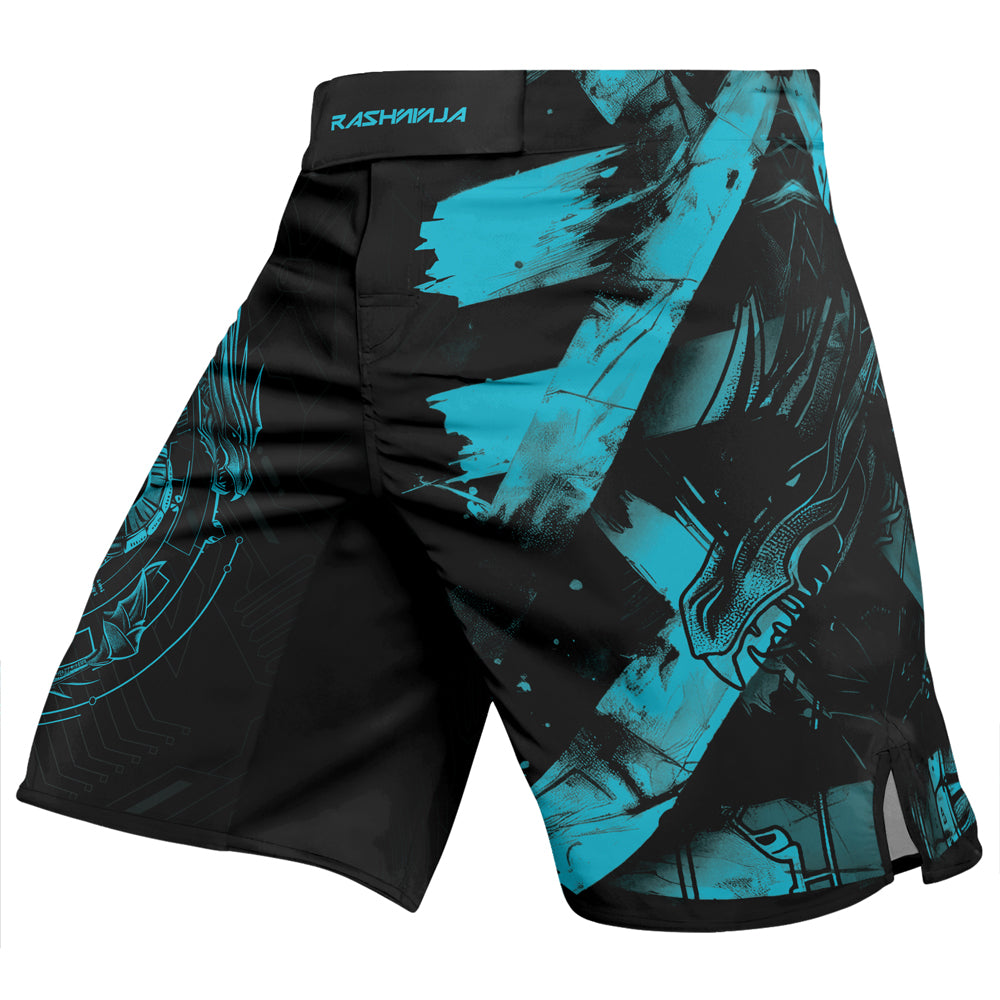 Rashninja Cyber Dragon Forge Men's Fight Shorts
