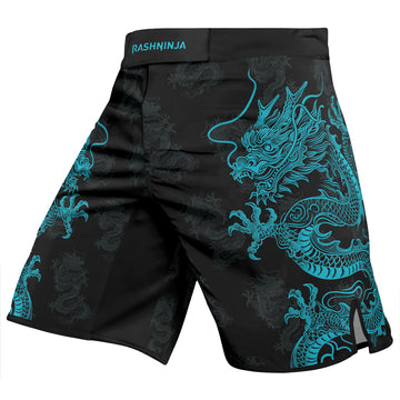 Rashninja Dragon Twilight Guardian Men's Fight Shorts
