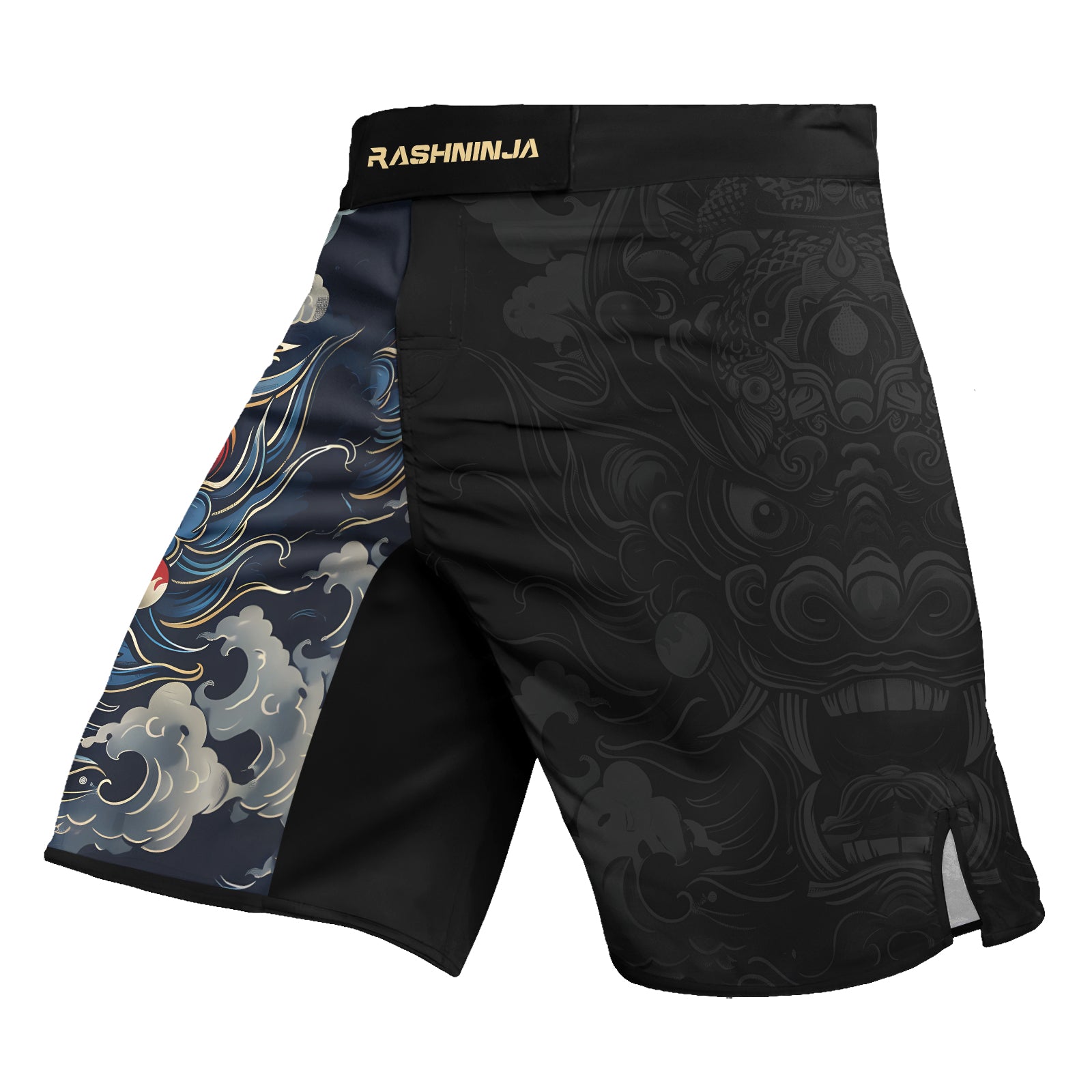 Rashninja Dragon Fury Reign Men's Fight Shorts